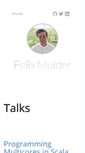 Mobile Screenshot of felixmulder.com